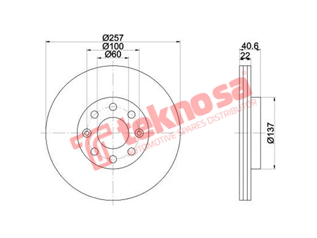 Thumbnail image of Brake Disc - TBD7018-D