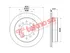 Thumbnail image of Brake Disc - TBD7053-D