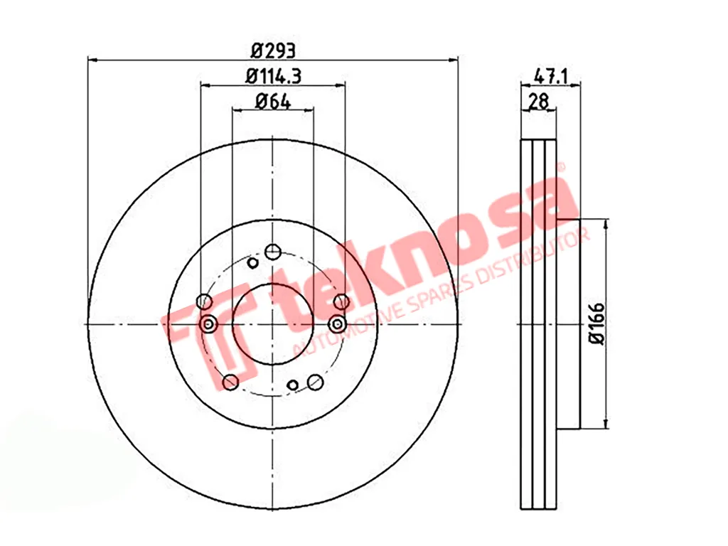 Main image of Brake Disc - TBD7126-D