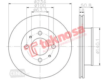 Main image of Brake Disc - TBD7200-D