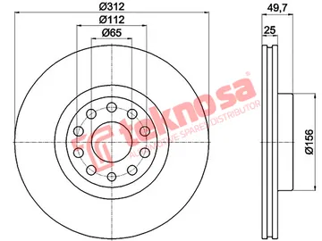 Main image of Brake Disc - TBD7214-D