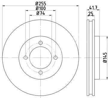 Main image of Brake Disc - TBD7282-D