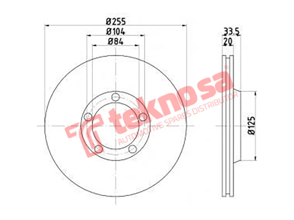Main image of Brake Disc - TBD7320-D
