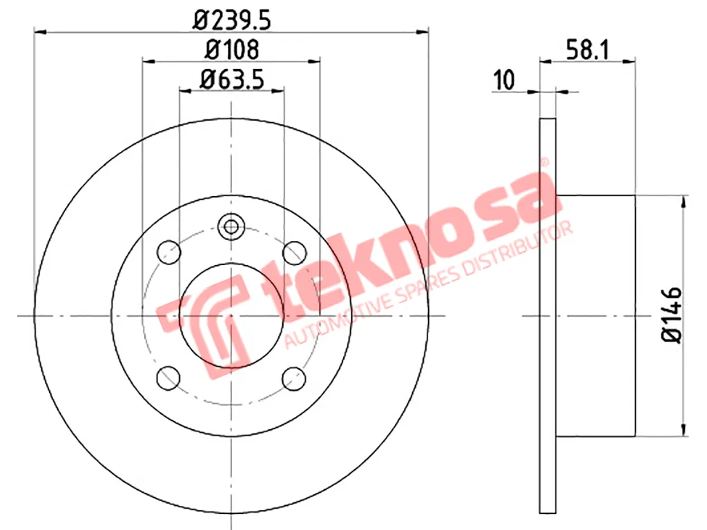 Main image of Brake Disc - TBD7330-D