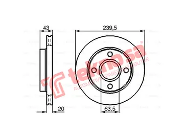 Main image of Brake Disc - TBD7333-D