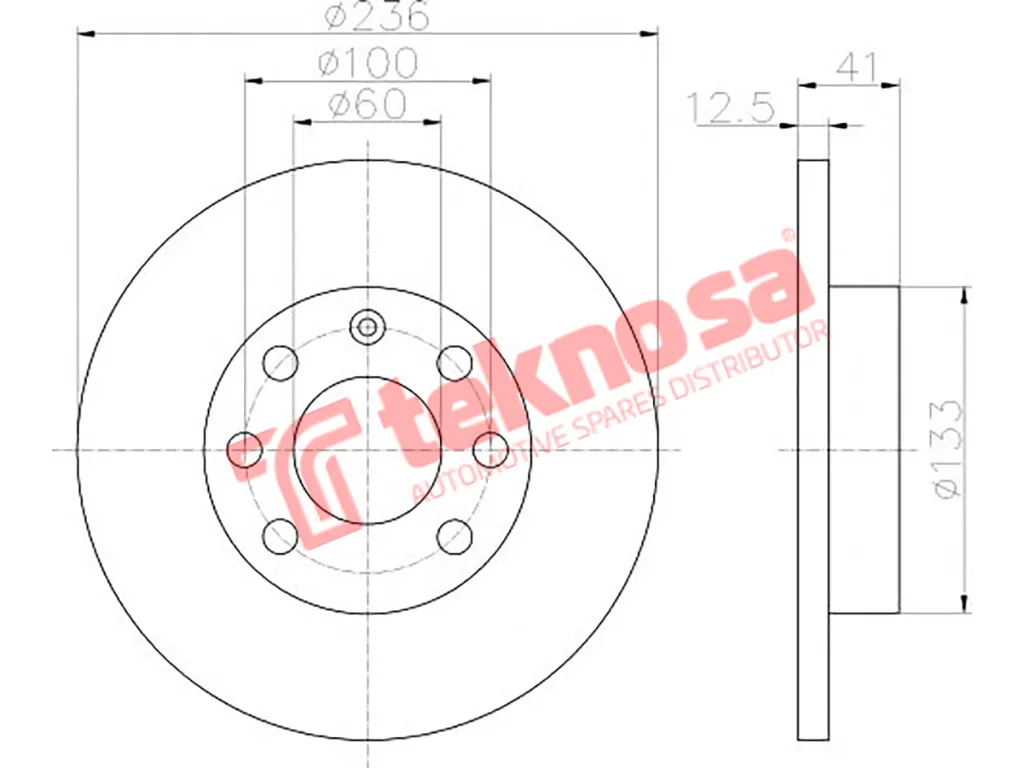 Main image of Brake Disc - TBD7338-D