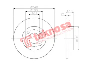 Main image of Brake Disc - TBD7346-D