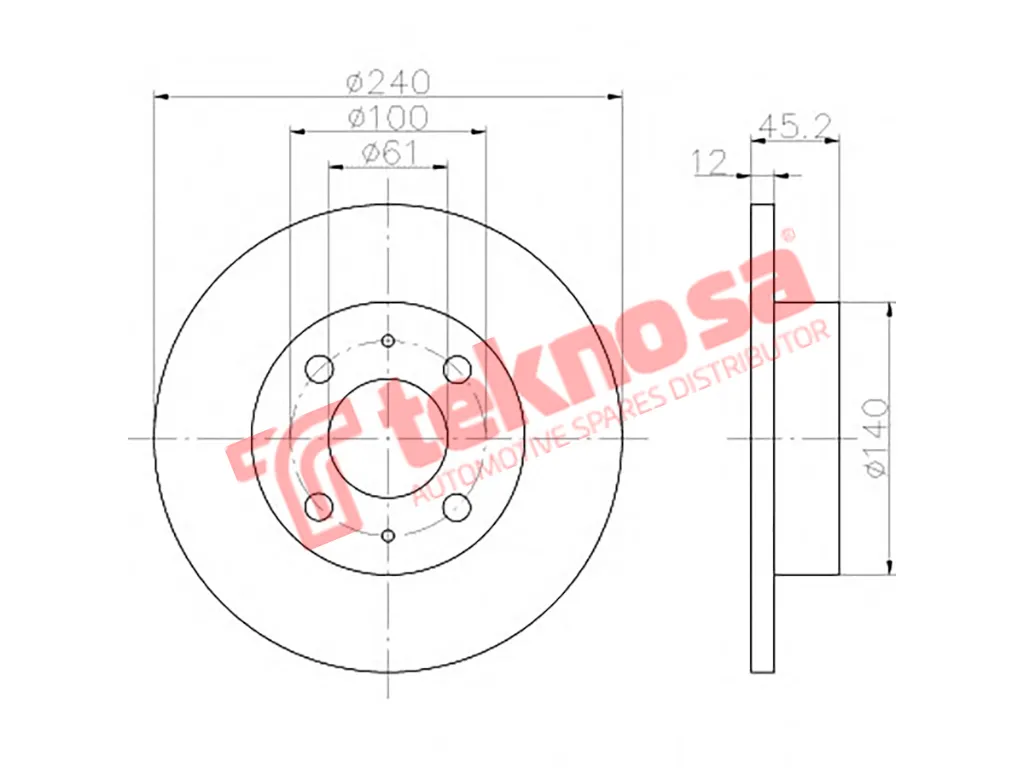 Main image of Brake Disc - TBD7346-D