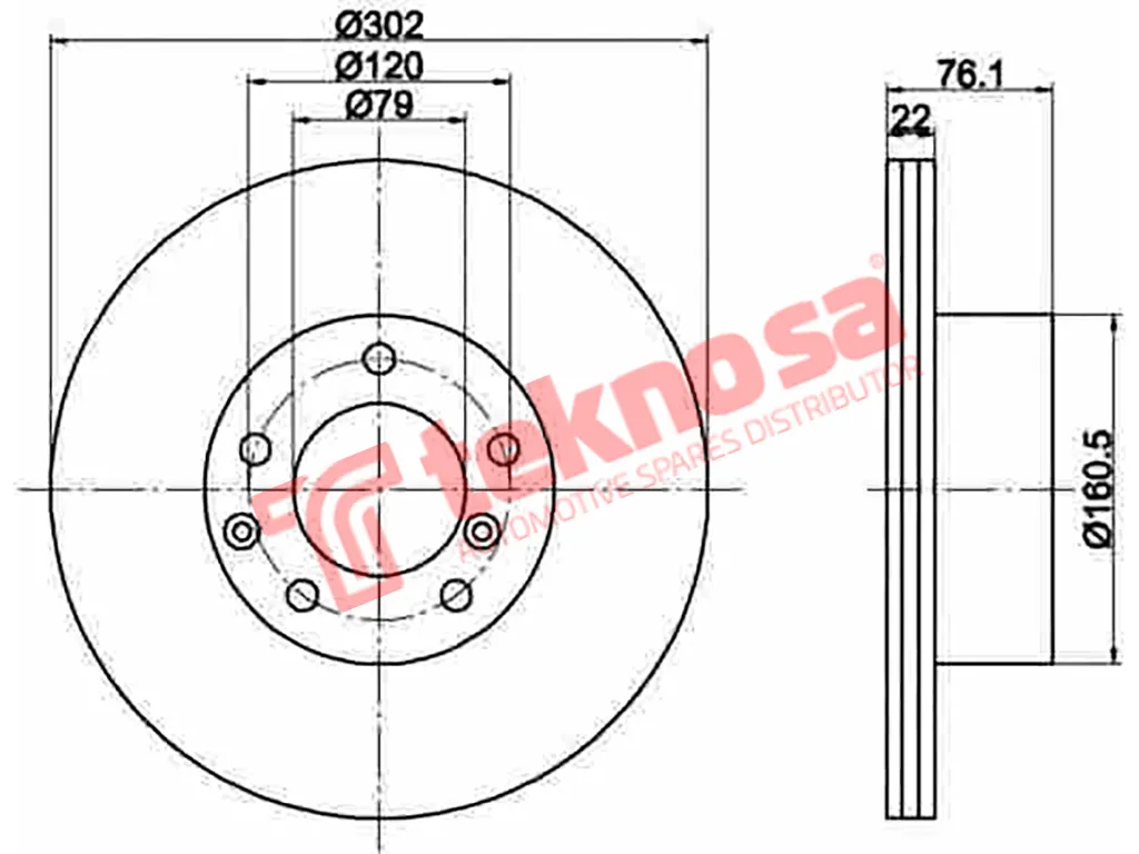 Main image of Brake Disc - TBD7367-D
