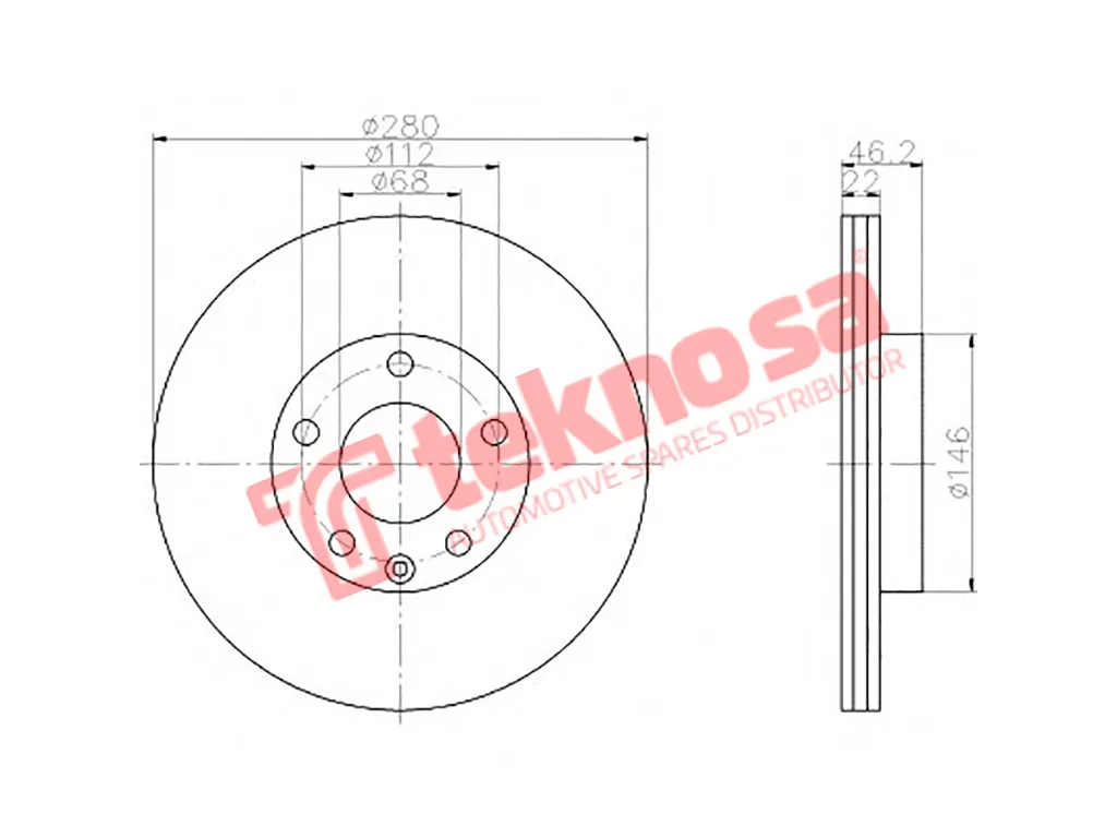 Main image of Brake Disc - TBD7390-D
