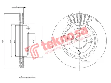 Main image of Brake Disc - TBD7395-D