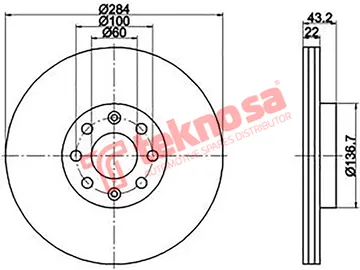 Main image of Brake Disc - TBD7417-D