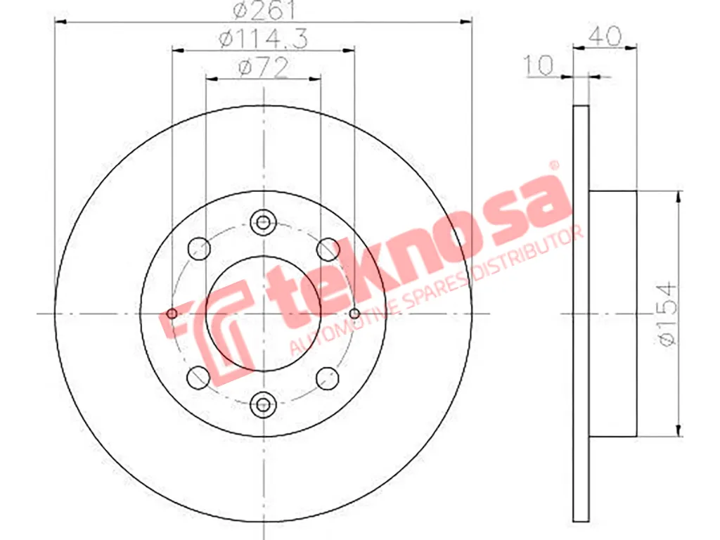 Main image of Brake Disc - TBD7421-D