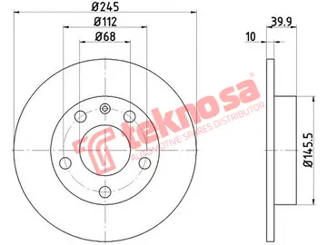Main image of Brake Disc - TBD7431-D