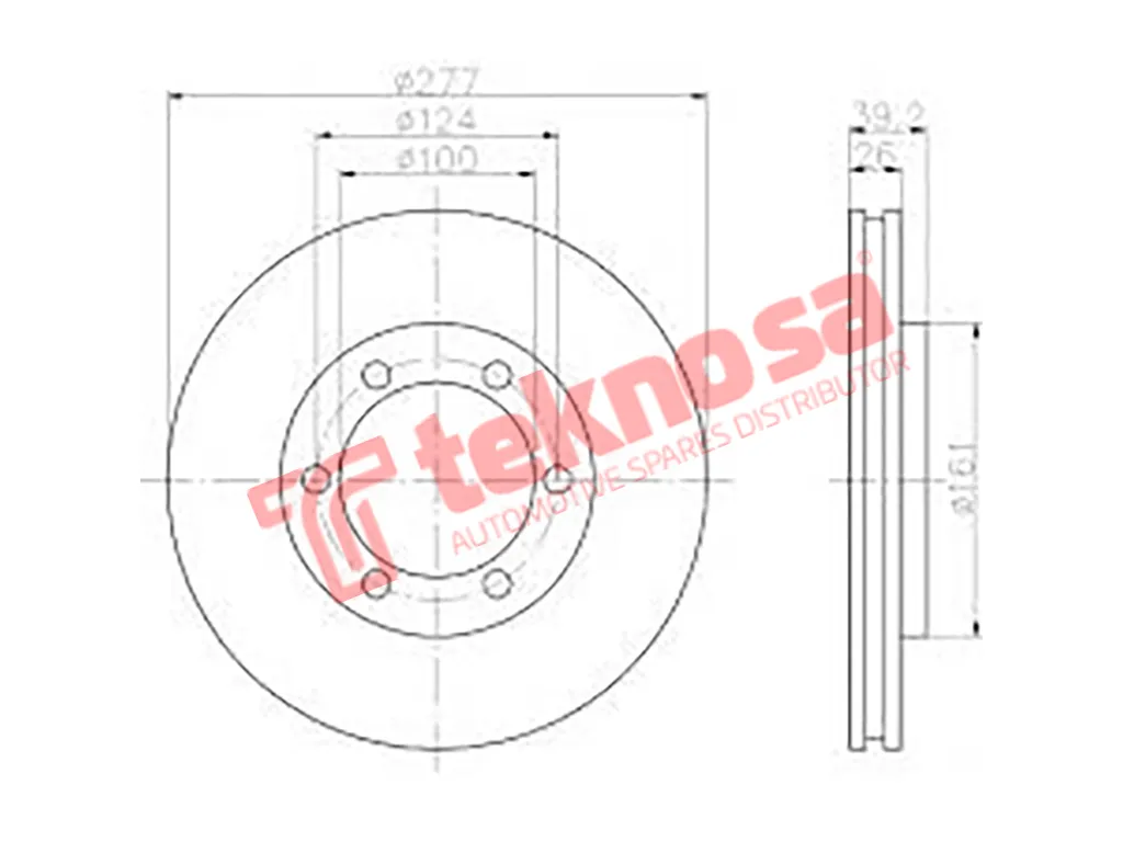 Main image of Brake Disc - TBD7455-D