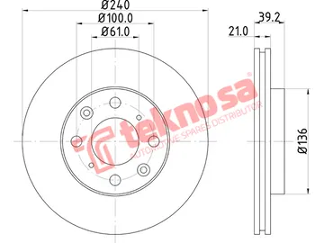 Main image of Brake Disc - TBD7502-D