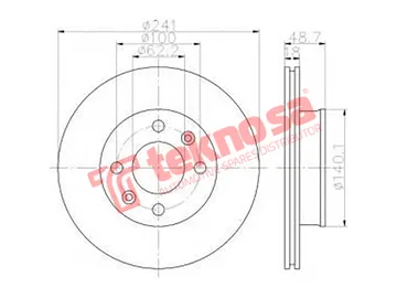 Main image of Brake Disc - TBD7522-D