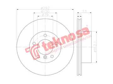 Main image of Brake Disc - TBD7535-D