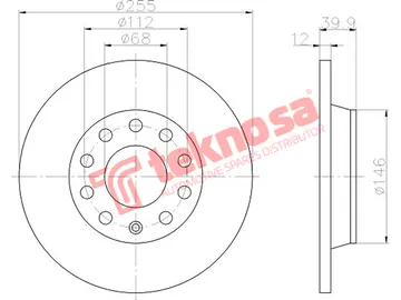 Main image of Brake Disc - TBD7545-D