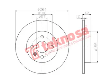 Main image of Brake Disc - TBD7566-D