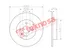 Thumbnail image of Brake Disc - TBD7566-D