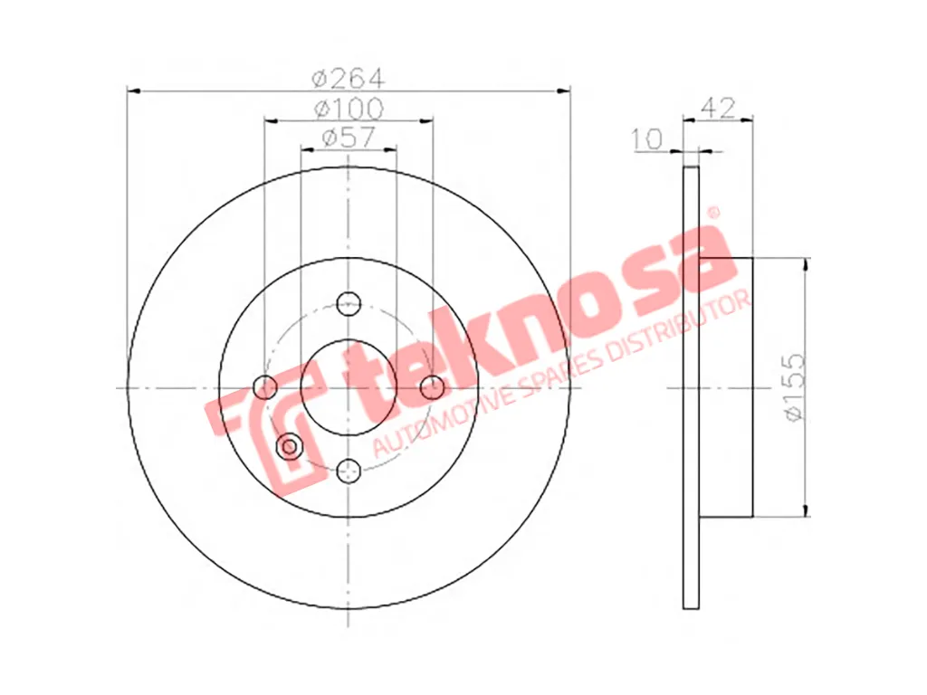 Main image of Brake Disc - TBD7566-D