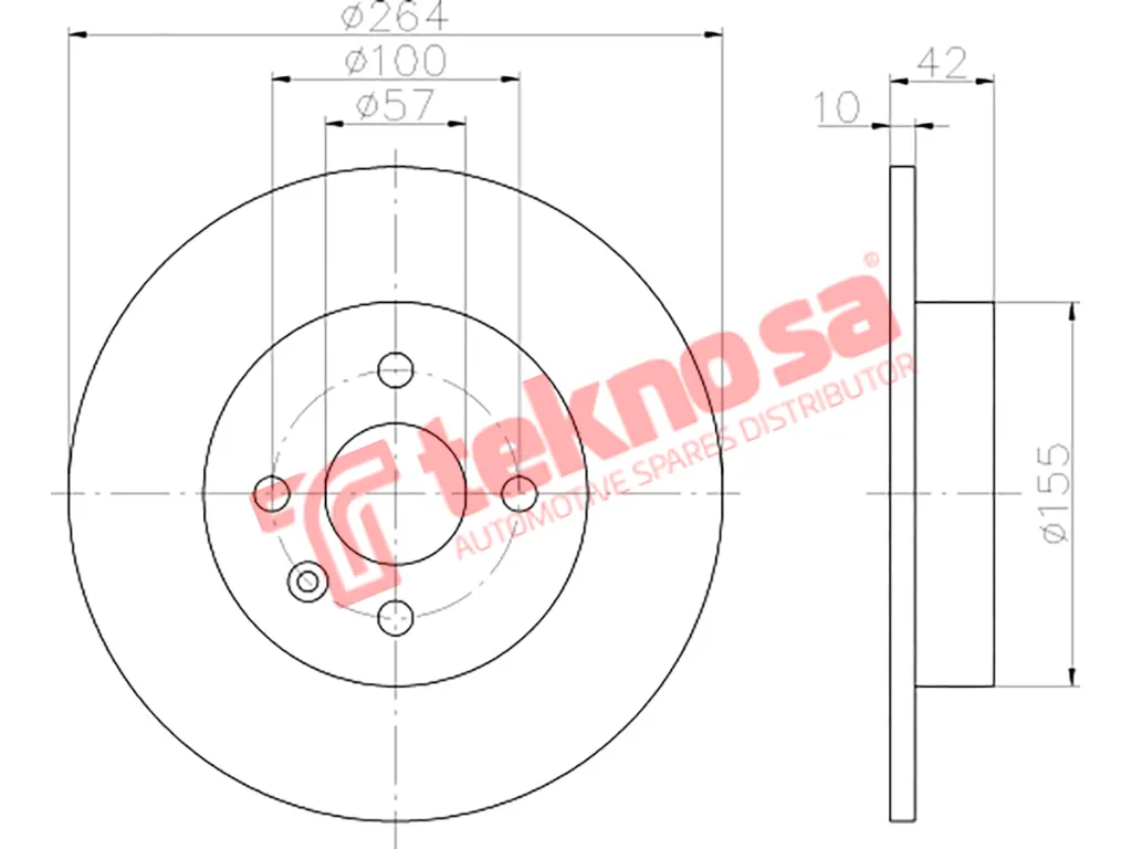 Main image of Brake Disc - TBD7567-D