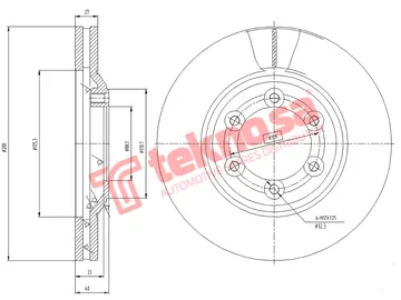 Main image of Brake Disc - TBD7588-D
