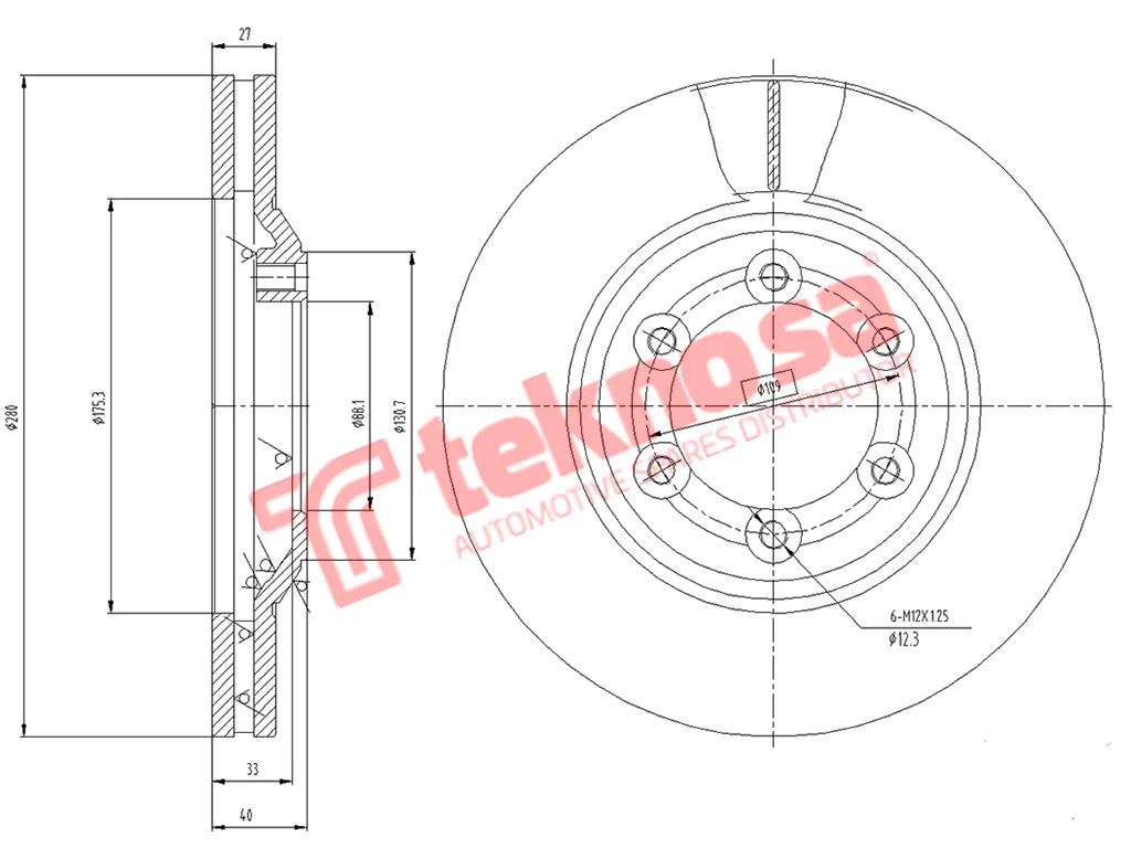 Main image of Brake Disc - TBD7588-D