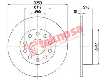 Main image of Brake Disc - TBD7611-D