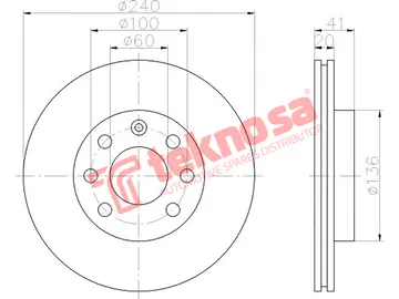 Main image of Brake Disc - TBD7636-D