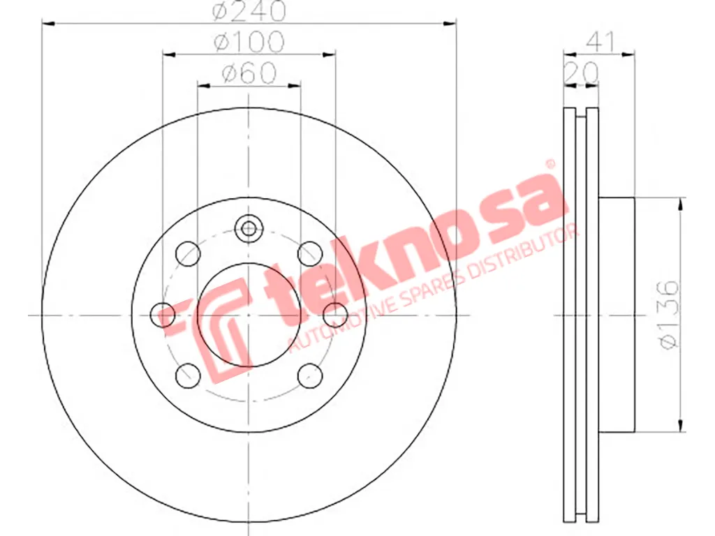 Main image of Brake Disc - TBD7636-D