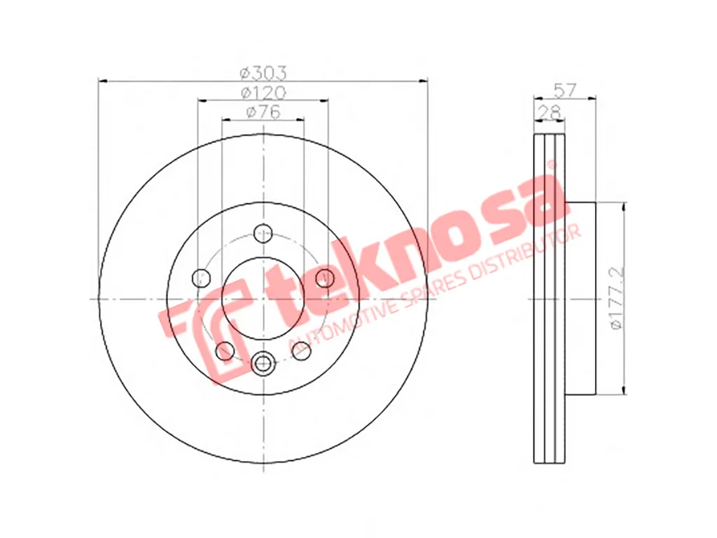 Main image of Brake Disc - TBD7669-D