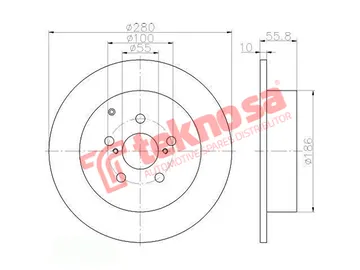Main image of Brake Disc - TBD7675-D