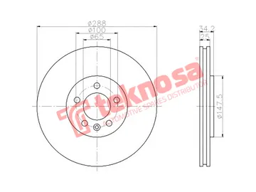 Main image of Brake Disc - TBD7695-D