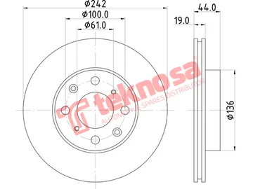 Main image of Brake Disc - TBD7717-D