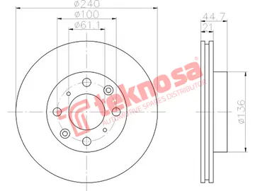 Main image of Brake Disc - TBD7737-D