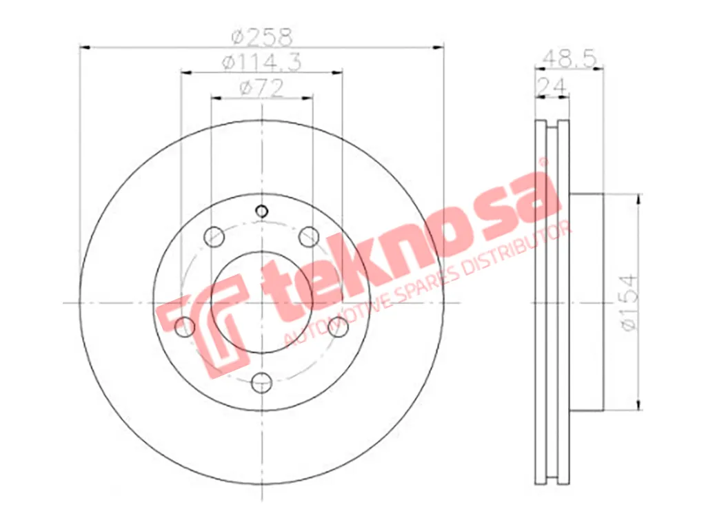 Main image of Brake Disc - TBD7743-D