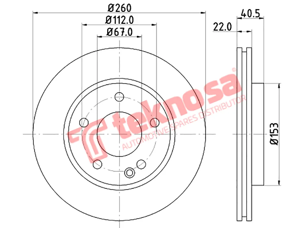 Thumbnail image of Brake Disc - TBD7797-D
