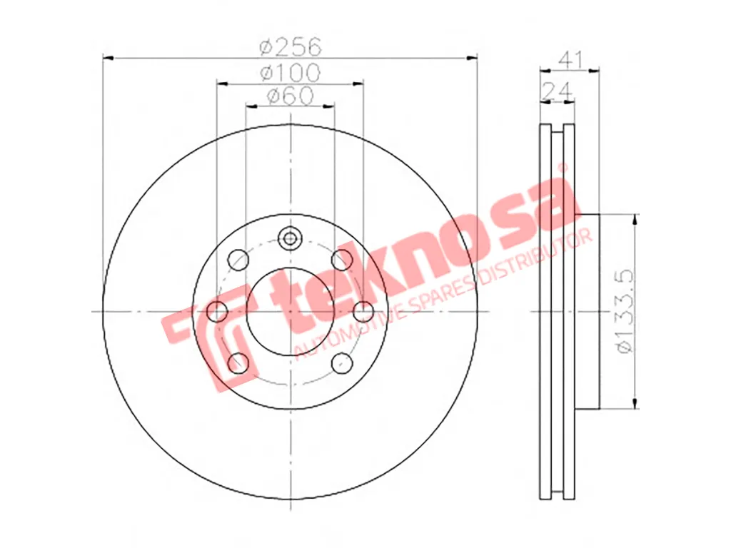Main image of Brake Disc - TBD7804-D