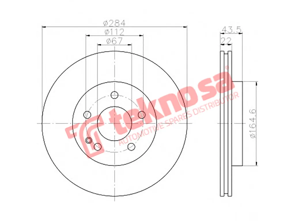 Thumbnail image of Brake Disc - TBD7813-D
