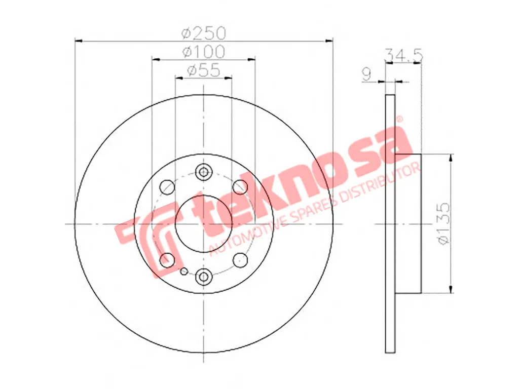 Main image of Brake Disc - TBD7819-D