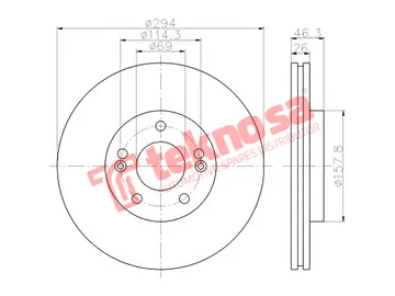 Main image of Brake Disc - TBD7853A-D