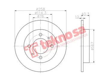 Main image of Brake Disc - TBD7863-D