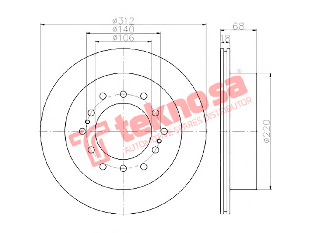 Main image of Brake Disc - TBD7958-D