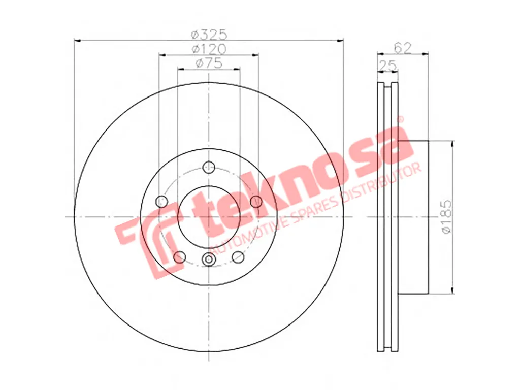 Main image of Brake Disc - TBD7961-D