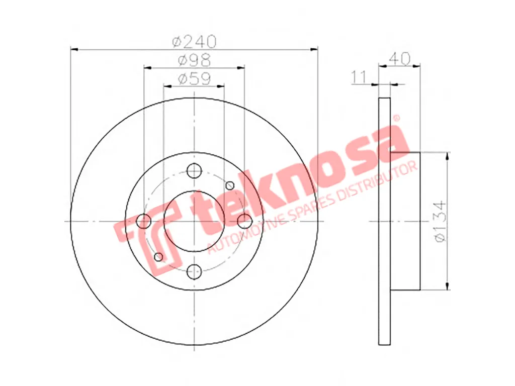 Main image of Brake Disc - TBD7969-D