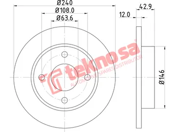 Main image of Brake Disc - TBD7977-D
