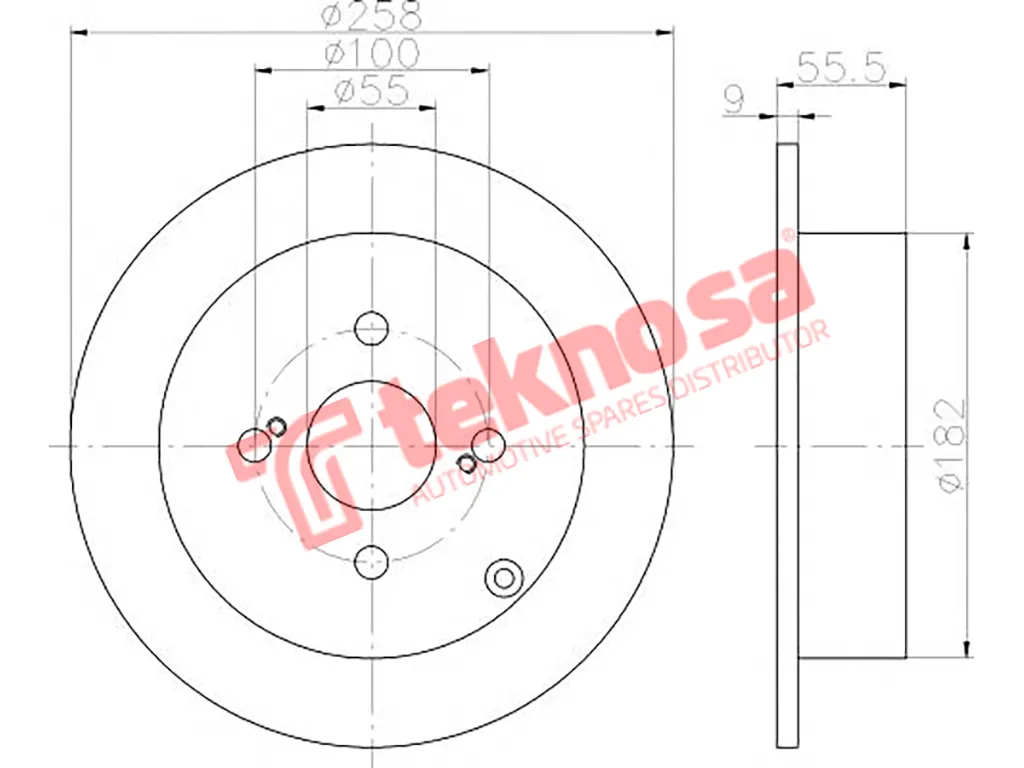 Thumbnail image of Brake Disc - TBD7982-D