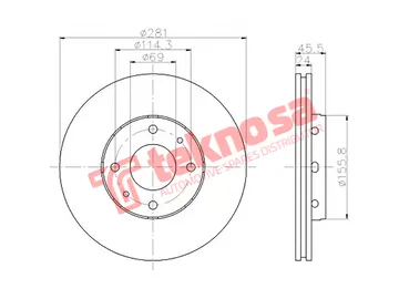 Main image of Brake Disc - TBD7984-D